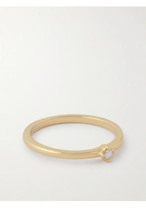 STONE AND STRAND - Tiny 14-karat Gold Diamond Ring - 5,6,7,8
