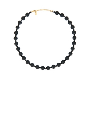 Cendre Constance Necklace in Black.