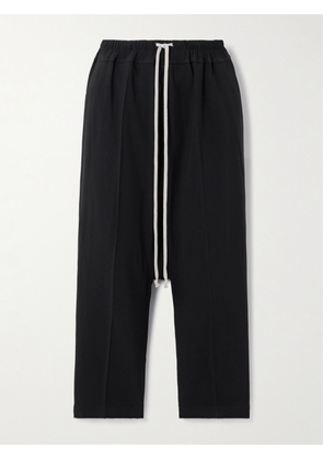 Rick Owens - Cropped Crepe Straight-leg Pants - Black - IT38,IT40,IT42,IT44,IT46,IT48