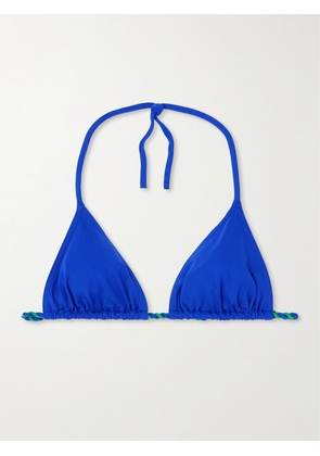 Eres - Toupie Twisted Triangle Bikini Top - Blue - FR 38,FR 40,FR 42,FR 44