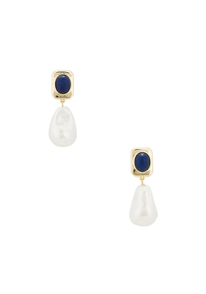 Casa Clara Nel Drop Earrings in Blue.