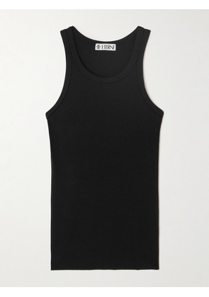 ÉTERNE - Ribbed Stretch-jersey Tank - Black - x small,small,medium,large,x large