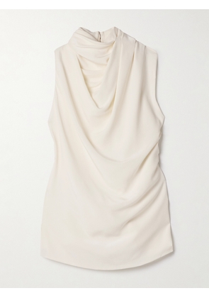 Altuzarra - Sleary Draped Crepe Top - Ivory - FR 34,FR 36,FR 38,FR 40,FR 42,FR 44,FR 46