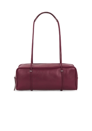 BY FAR Kimberly Shoulder Bag in Burgundy.