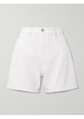 FRAME - Easy Denim Shorts - White - 23,24,25,26,27,28,29,30,31,32