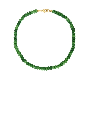 Amber Sceats Obi Necklace in Green.