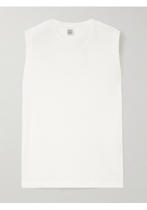 TOTEME - Organic Cotton-jersey T-shirt - Off-white - xx small,x small,small,medium,large,x large