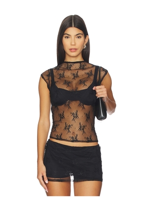 BUCI Ember Lace Top in Black. Size L. Also in XS, S, M.