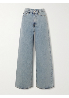 TOTEME - High-rise Wide-leg Organic Jeans - Blue - 23,24,25,26,27,28,29,30,31,32