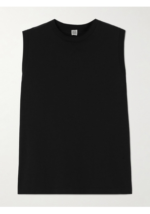 TOTEME - Organic Cotton-jersey T-shirt - Black - xx small,x small,small,medium,large,x large