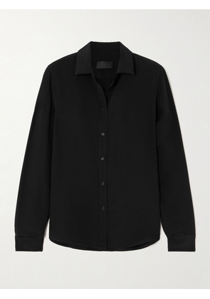 Nili Lotan - Gaia Silk Crepe De Chine Shirt - Black - x small,small,medium,large,x large