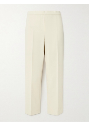 Theory - Treeca Crepe Cropped Slim-leg Pants - Off-white - US00,US0,US2,US4,US6,US8,US10,US12
