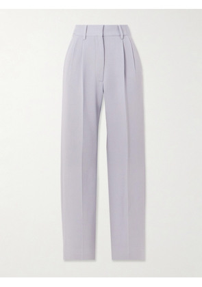 BLAZÉ Milano - Fox Pleated Wool Tapered Pants - Blue - 00,1,2,3,4