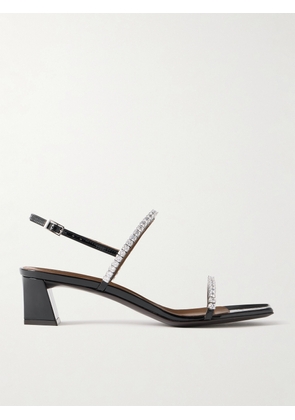 GIUSEPPE ZANOTTI - Mya Crystal-embellished Patent-leather Sandals - Black - IT35,IT35.5,IT36,IT36.5,IT37,IT37.5,IT38,IT38.5,IT39,IT39.5,IT40,IT40.5,IT41,IT42