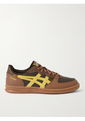 Asics - Skyhand Og Leather And Suede Sneakers - Brown - UK 2.5,UK 3,UK 3.5,UK 4,UK 4.5,UK 5,UK 5.5,UK 6,UK 6.5,UK 7,UK 7.5,UK 8,UK 8.5,UK 9,UK 9.5