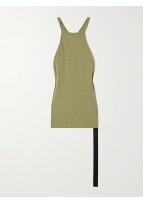Rick Owens - Cotton-jersey Tank - Green - x small,small,medium,large,x large,xx large