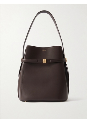 TOTEME - Belted Leather Tote - Brown - One size