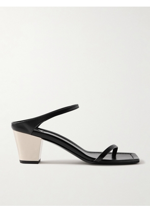 TOTEME - The City Leather Mules - Black - IT36,IT37,IT38,IT39,IT40,IT41,IT42