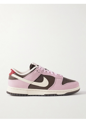 Nike - Dunk Low Leather And Suede Sneakers - Brown - US5,US5.5,US6,US6.5,US7,US7.5,US8,US8.5,US9,US9.5,US10,US10.5,US11