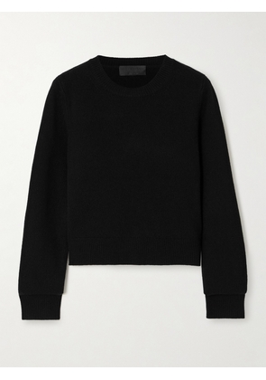 Nili Lotan - Venus Cropped Cashmere Sweater - Black - x small,small,medium,large,x large