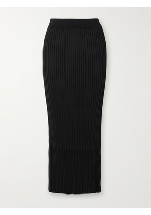 Jil Sander - Ribbed-knit Maxi Skirt - Black - FR 34,FR 36,FR 38,FR 40,FR 42