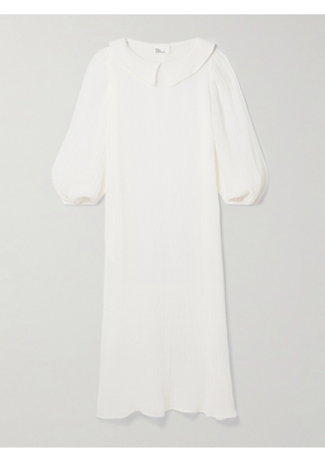 Lisa Marie Fernandez - Mia Linen-blend Gauze Maxi Dress - White - 01,2,3,4