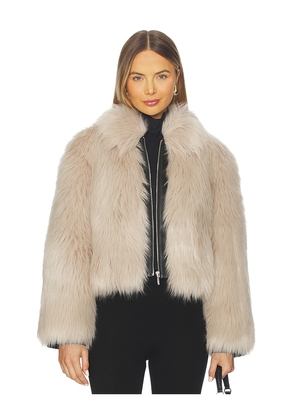 ET OCHS Yaes Combo Jacket in Beige. Size L. Also in XS, XL.