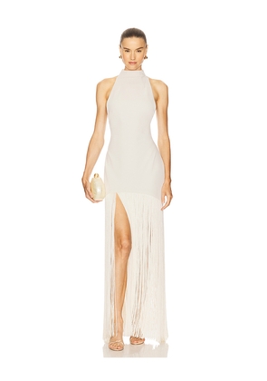 Camila Coelho Reese Maxi Dress in Beige. Size L. Also in XXS, XS, S, M, XL.