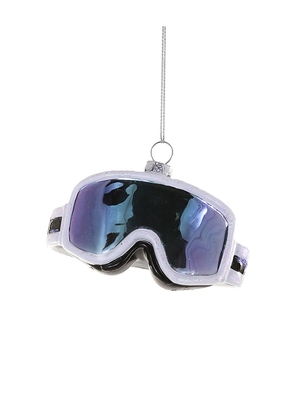 Cody Foster & Co Apres Ski Goggles Ornament in Purple.