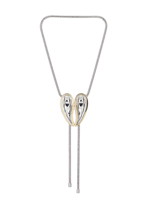 Demarson Amour Necklace in Metallic Gold.