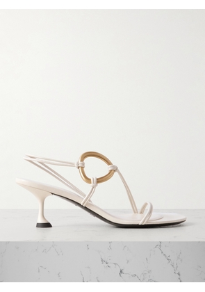 Proenza Schouler - Hoop Leather Slingback Sandals - White - IT36,IT37,IT37.5,IT38,IT38.5,IT39,IT39.5,IT40,IT40.5,IT41