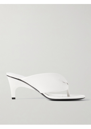 The Attico - Rem Padded Leather Mules - White - IT35,IT36,IT37,IT37.5,IT38,IT38.5,IT39,IT40,IT41