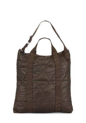 ALLSAINTS Kei Quilt Backpack in Green.