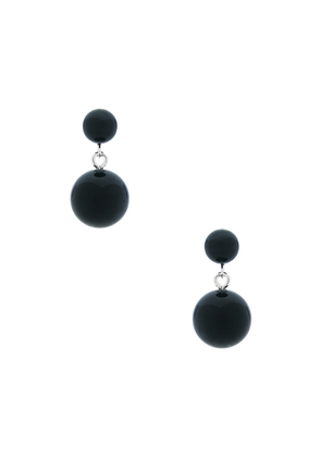 Casa Clara True Dangle Earrings in Black.