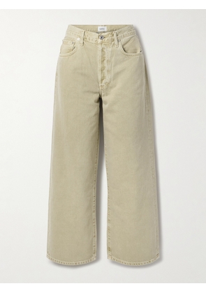 Citizens of Humanity - Pina Baggy Cropped Low-rise Wide-leg Jeans - Green - 23,24,25,26,27,28,29,30,31,32,33