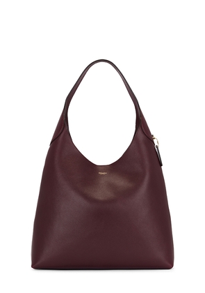 Coach Brooklyn Shoulder 39 Bag in Burgundy.