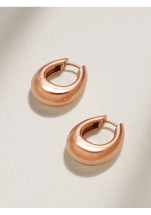Ananya - Chakra Icon 18-karat Rose Gold Hoop Earrings - One size