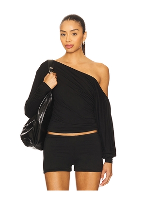 ALL THE WAYS Matilda Top in Black. Size L. Also in XXS, XS, S, M, XL.