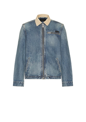 ALLSAINTS Rothwell Denim Jacket in Blue. Size L. Also in M, XL/1X.