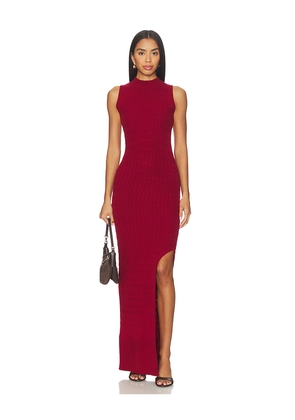 Amanda Uprichard Isla Dress in Red. Size L. Also in S, XS, M.