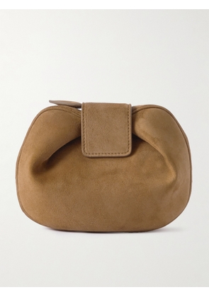 Gabriela Hearst - Soft Demi Suede Clutch - Brown - One size
