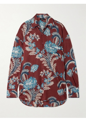 Etro - Floral-print Crepe Shirt - Multi - IT38,IT40,IT42,IT44