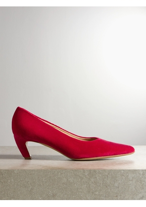 Gabriela Hearst - Peggy Velvet Pumps - Red - IT35,IT36,IT37,IT37.5,IT38,IT38.5,IT39,IT39.5,IT40,IT40.5,IT41,IT42