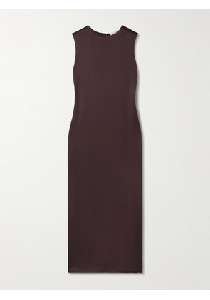 Veronica de Piante - Alessia Washed Silk Midi Dress - Purple - IT38,IT40,IT44,IT46