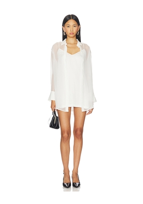 Amanda Uprichard x REVOLVE Maui Dress Set in Ivory. Size L. Also in XS, S, M, XL.