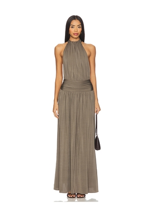 Arcina Ori Satina Dress in Sage. Size L. Also in S, XS, M, XL.