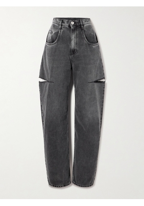 Maison Margiela - Cutout High-rise Wide-leg Jeans - Black - IT36,IT38,IT40,IT42,IT44,IT46,IT48