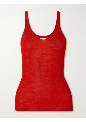 Isabel Marant - Marthe Knitted Tank - Red - FR 34,FR 36,FR 38,FR 40,FR 42,FR 44