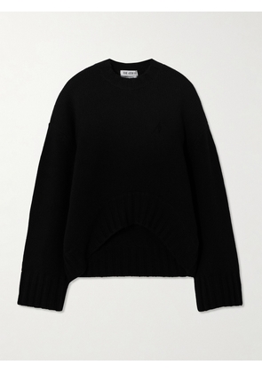 The Attico - Asymmetric Wool And Cashmere-blend Sweater - Black - IT36,IT38,IT40,IT42,IT44,IT46