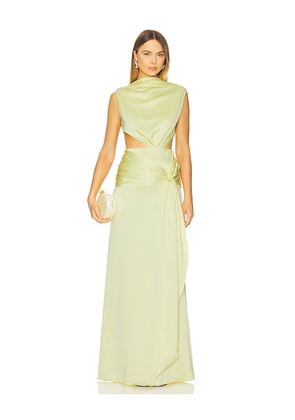 Casona La Sabia Dress in Lemon. Size L. Also in XS, S, M.